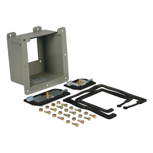 N1 LAY-IN REDUCER 4X2.5 CRBN STL, GRY